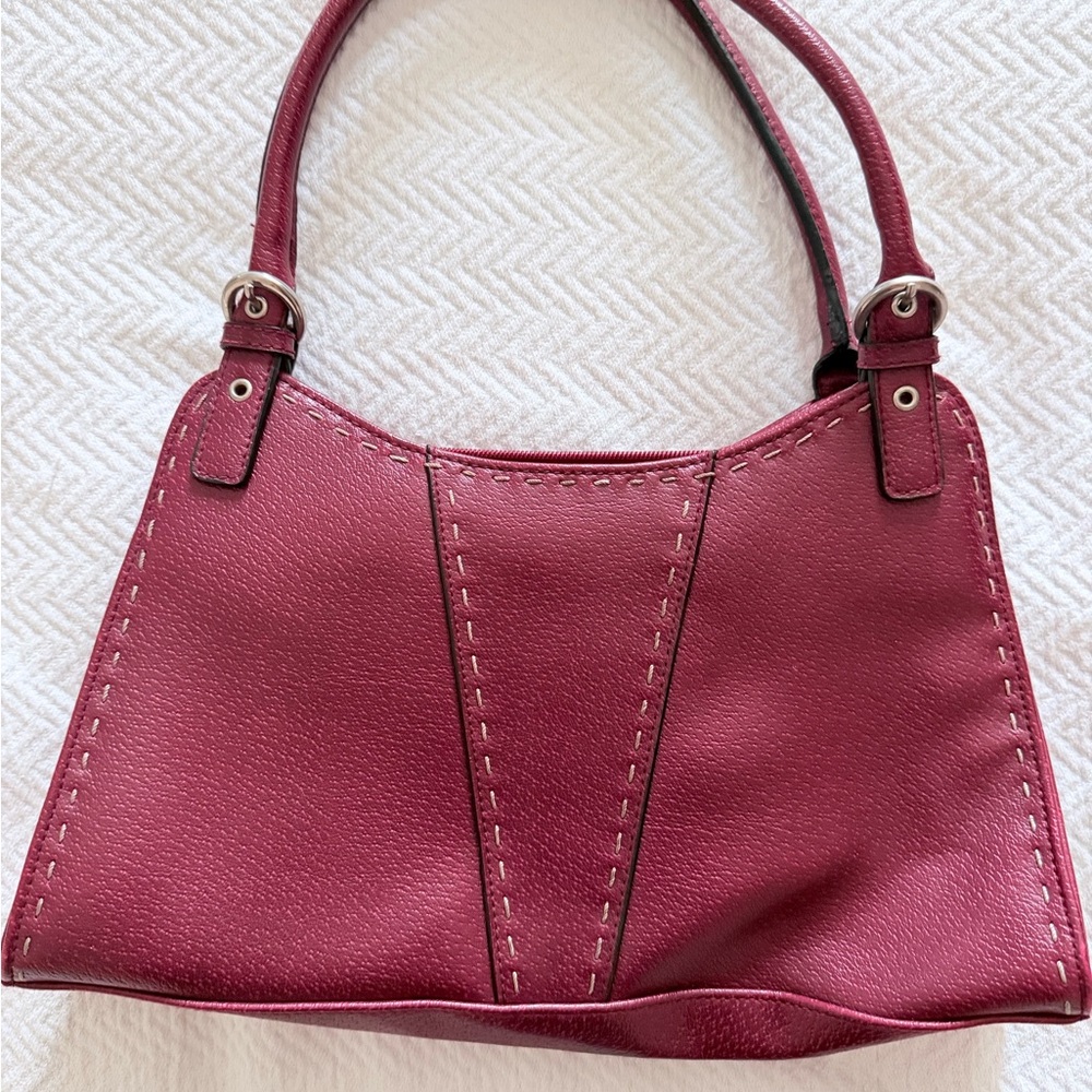 Elegant Burgundy Handbag